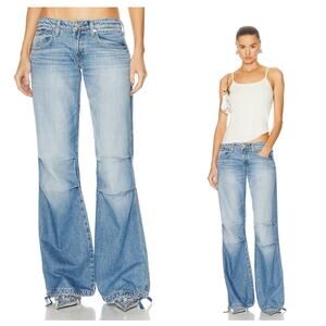 EB Denim Low Rise Loon Jeans in Luca 28”